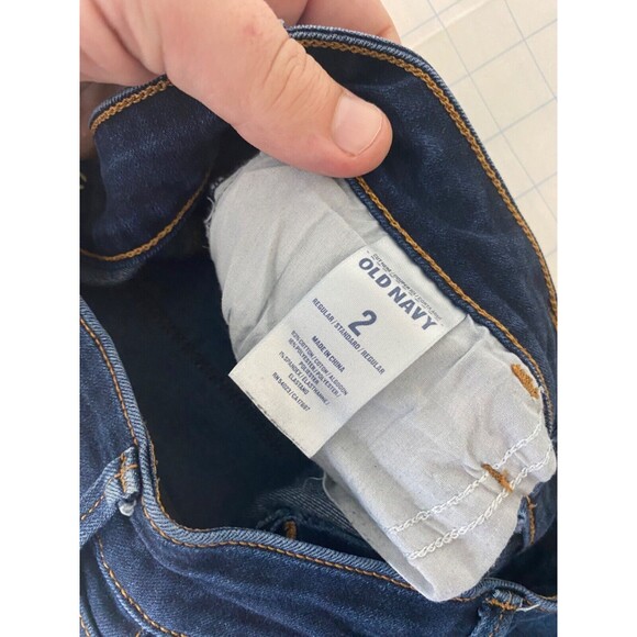 Old Navy The Rockstar Womens Jeans Blue Skinny Ankle Length Pockets Size 2 - Picture 11 of 13